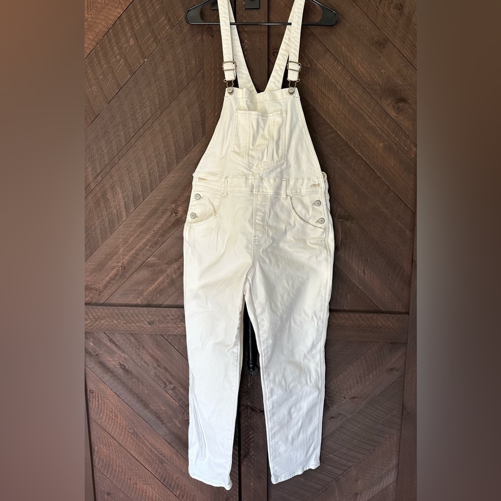 Old Navy Cream Overalls Classic Design
